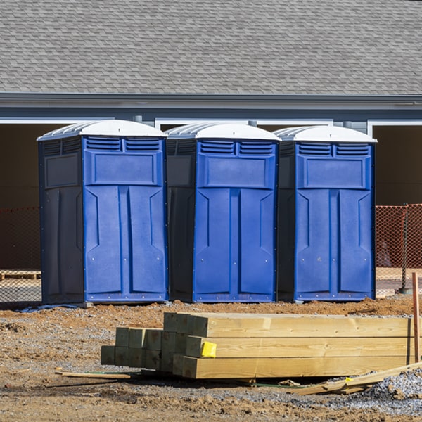 what is the cost difference between standard and deluxe porta potty rentals in Jefferson AR